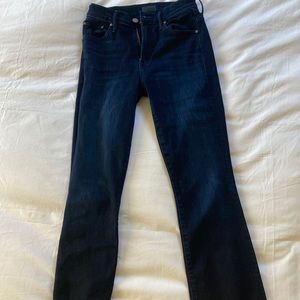 Mother Insider Crop Step Fray jeans